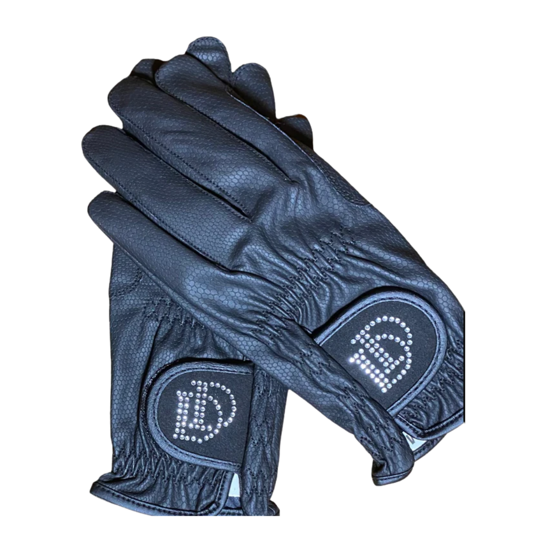 Rider leather gloves