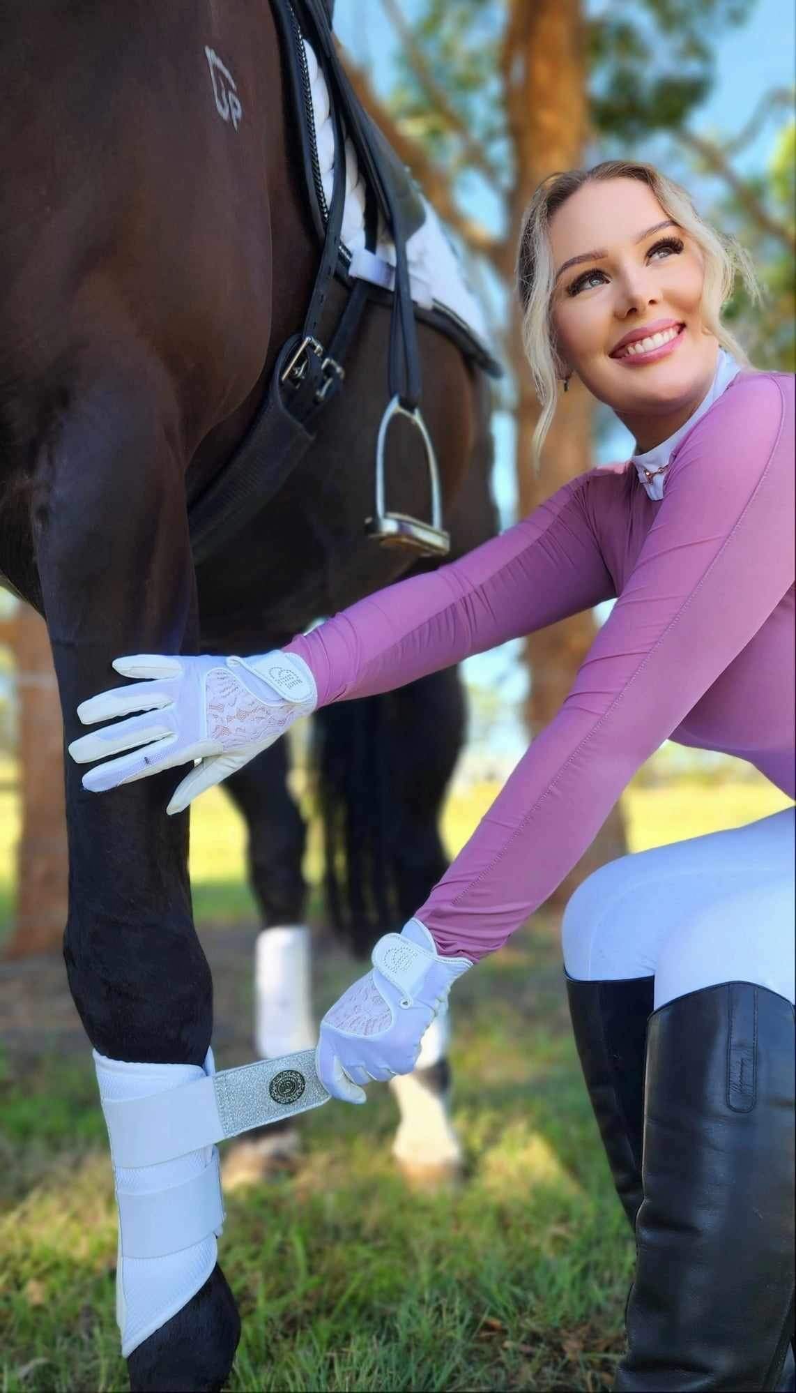 Equestrian Queen  Long Sleeve Competition  Shirt CHARLOTTE
