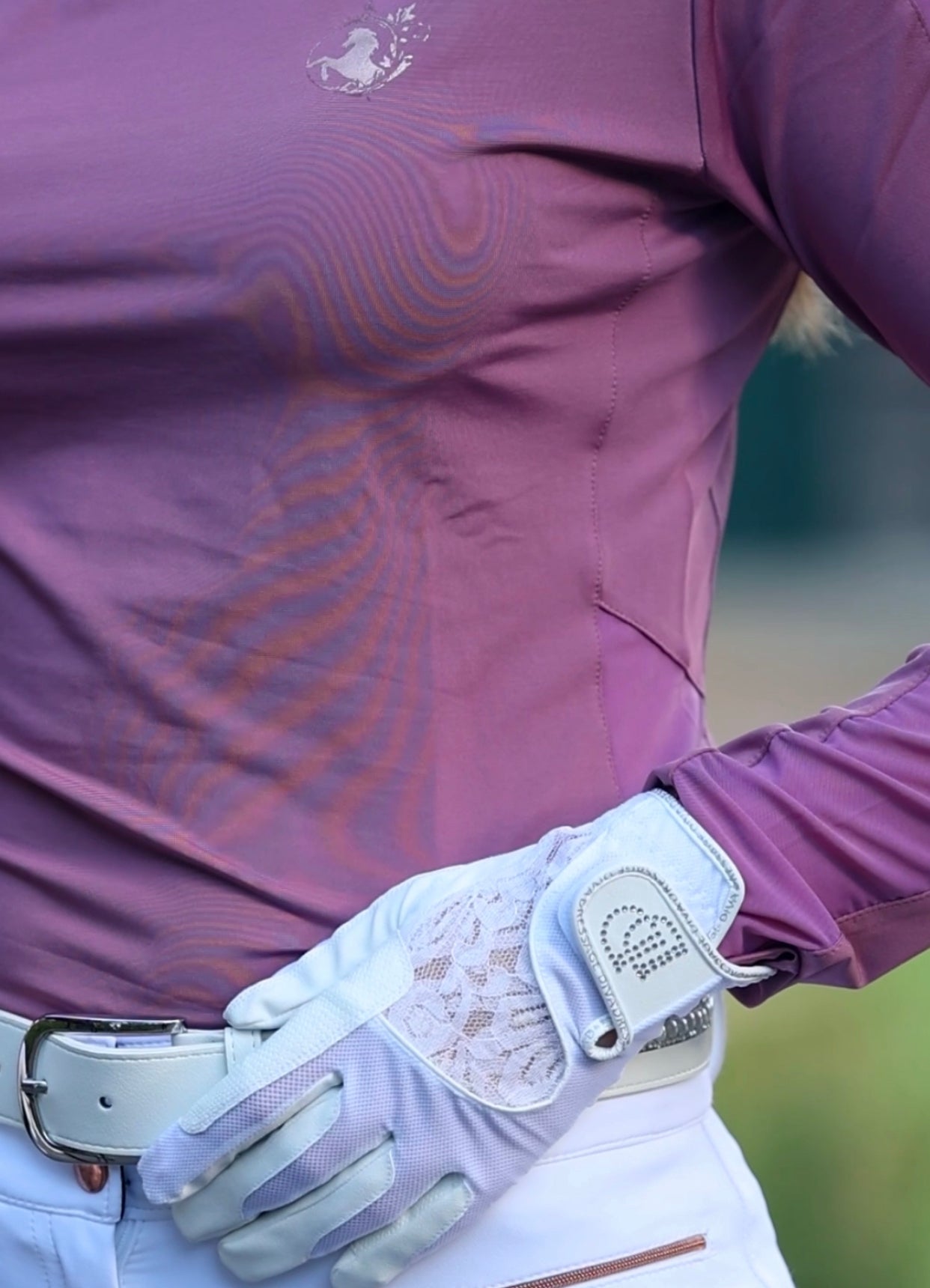 Equestrian Queen  Long Sleeve Competition  Shirt CHARLOTTE