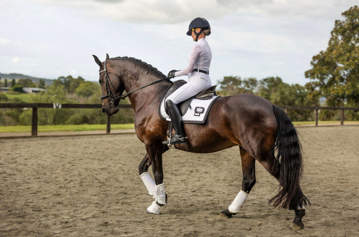 ASHLEY Long Sleeve Competition  Shirt WHITE now back in stock !