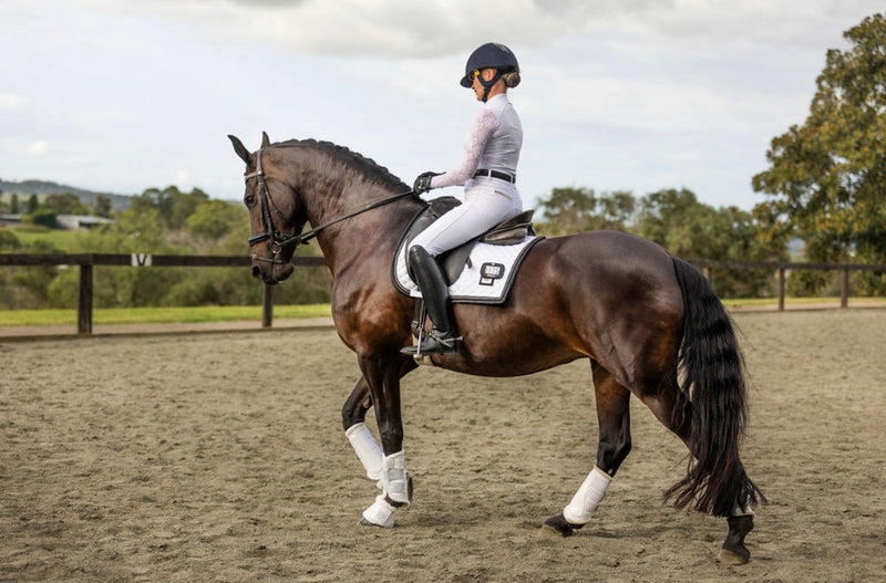 ASHLEY Long Sleeve Competition  Shirt WHITE now back in stock !
