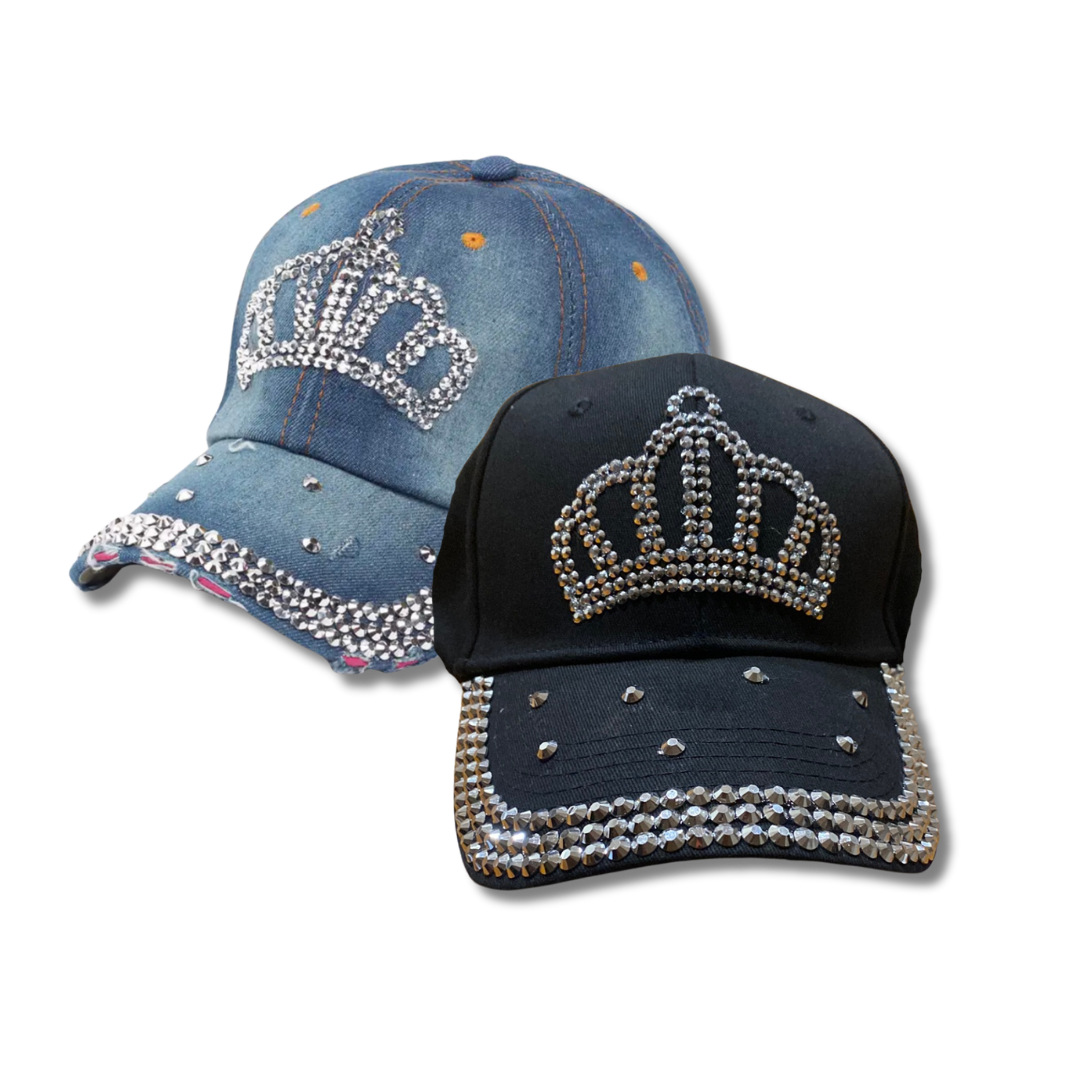 Bling Crystal Crown caps
