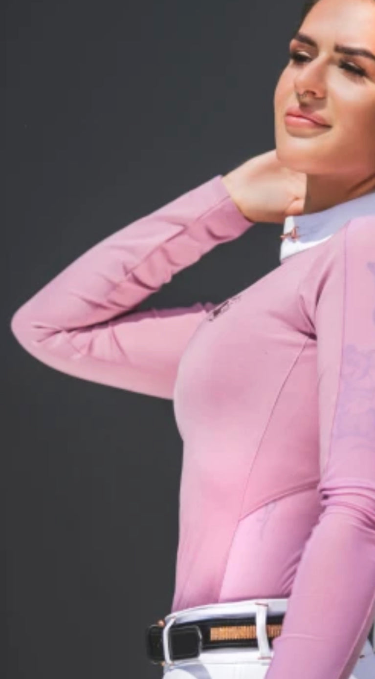 Equestrian Queen  Long Sleeve Competition  Shirt CHARLOTTE