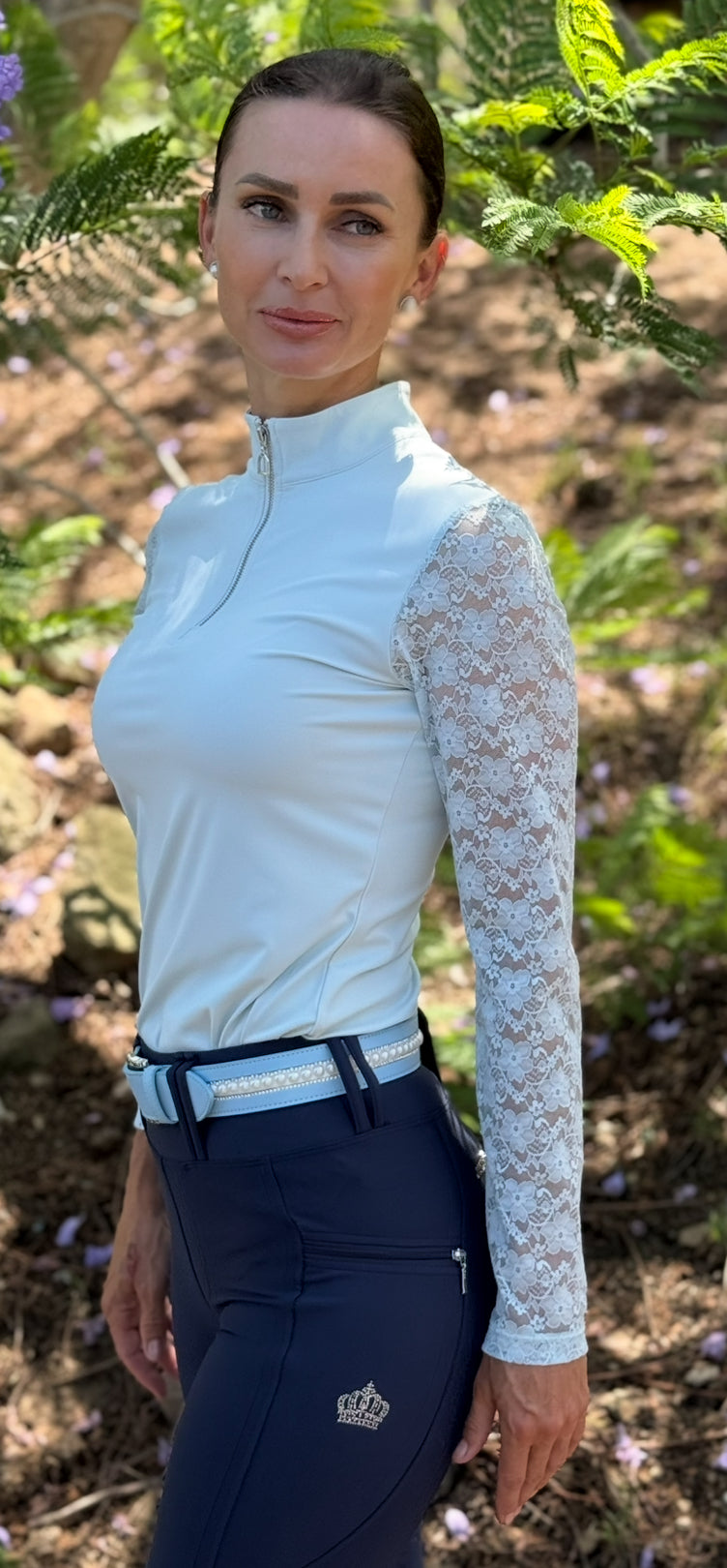 ASHLEY Long Sleeve SKY BLUE shirt