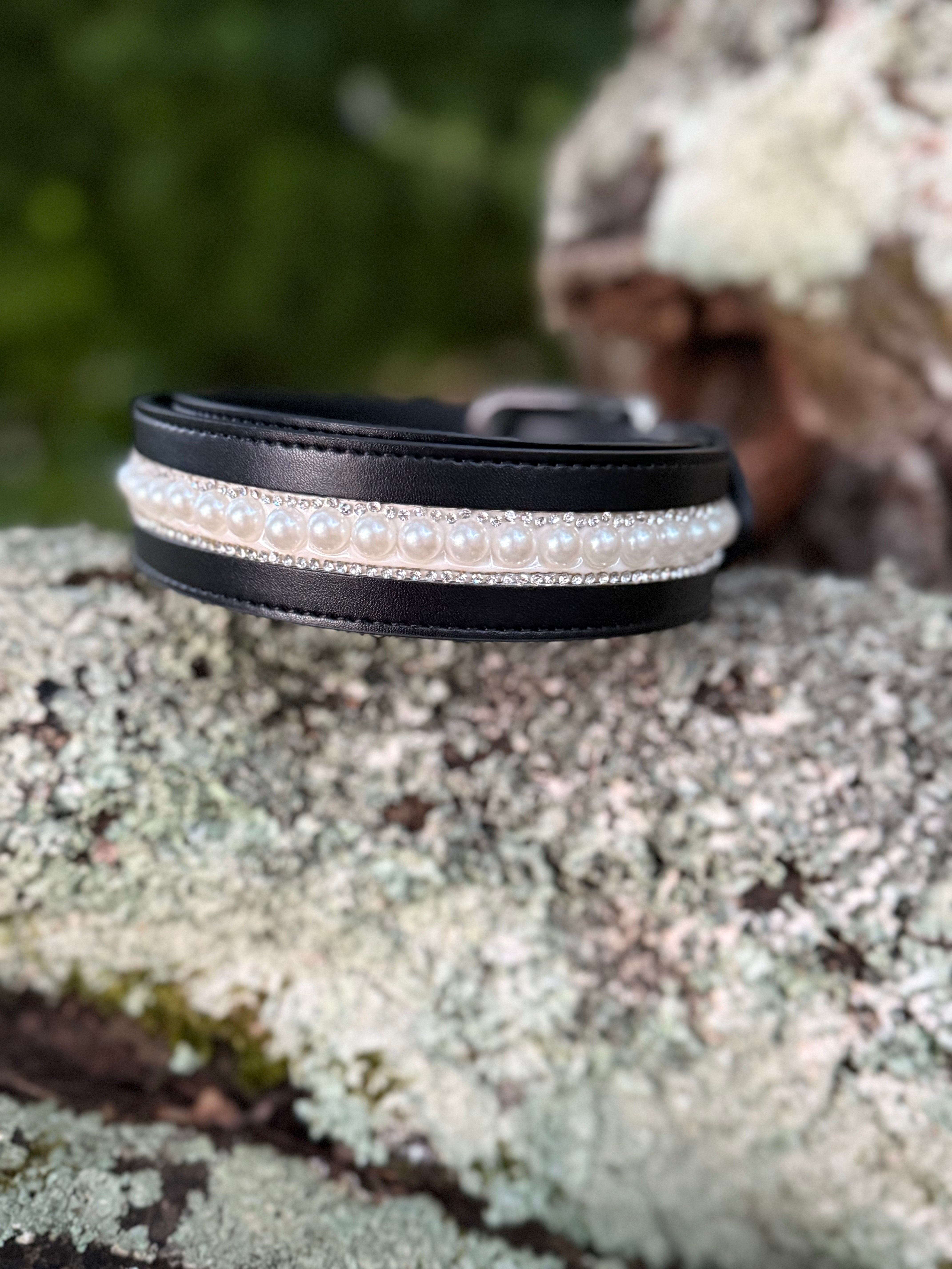 PU Leather Bling belts Vegan Friendly with added Bling !