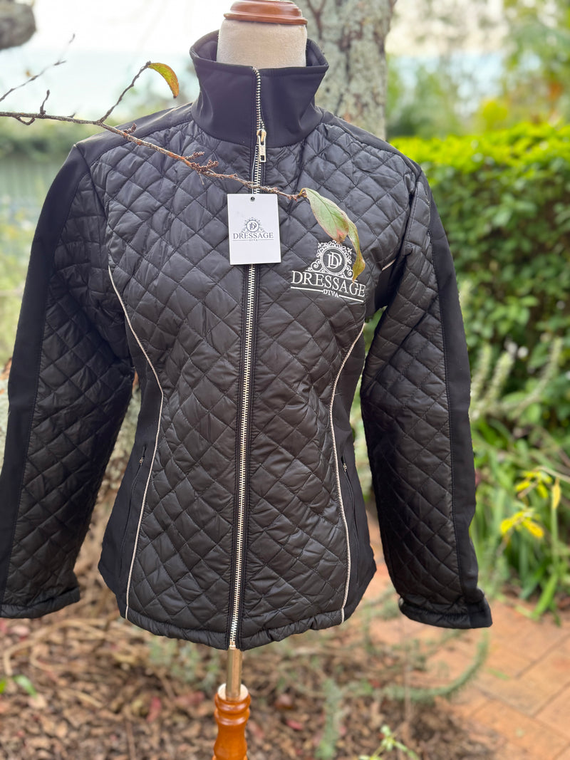 Equestrian Jacket -Quilted winter jacket with side pockets