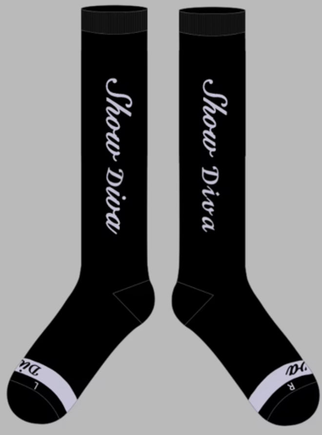 Black  SHOW Diva Socks
