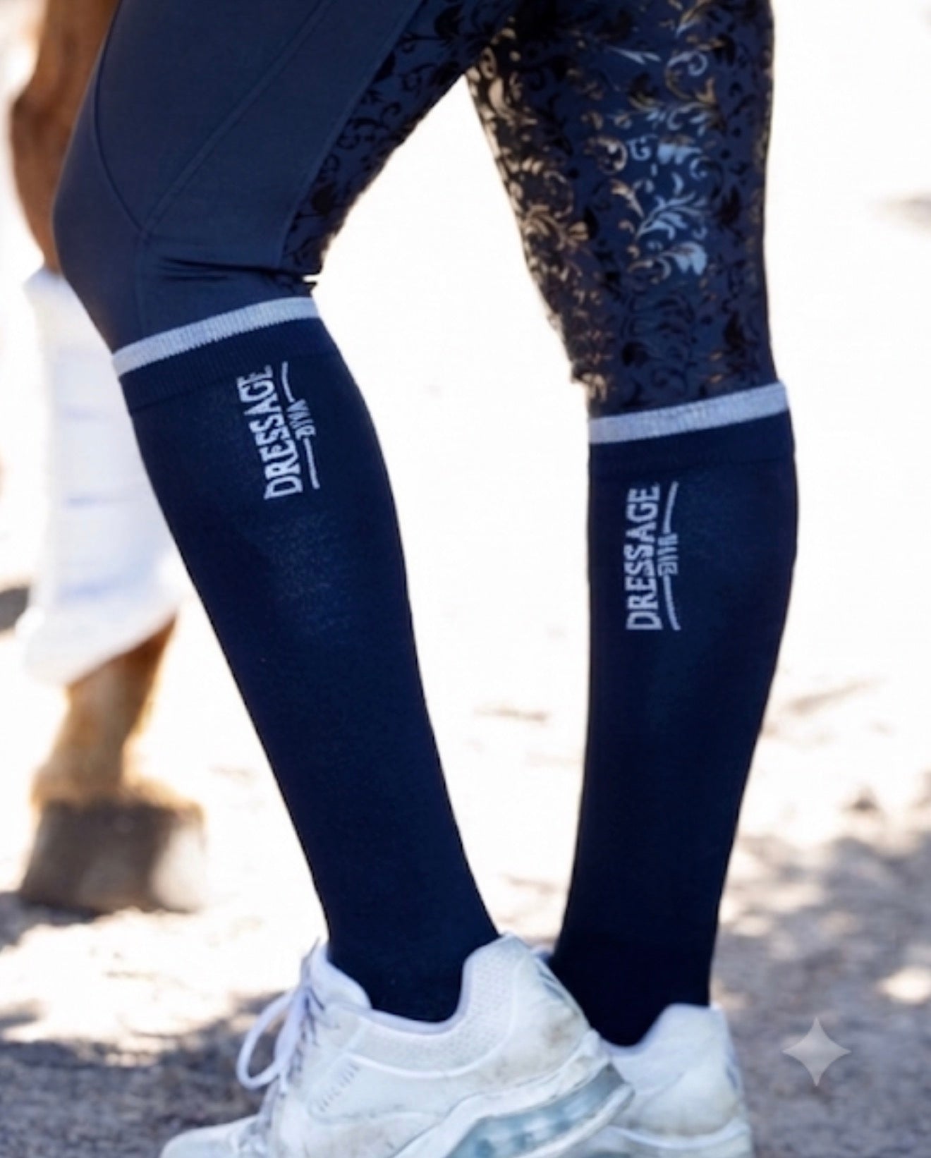 Equestrian Socks  NAVY