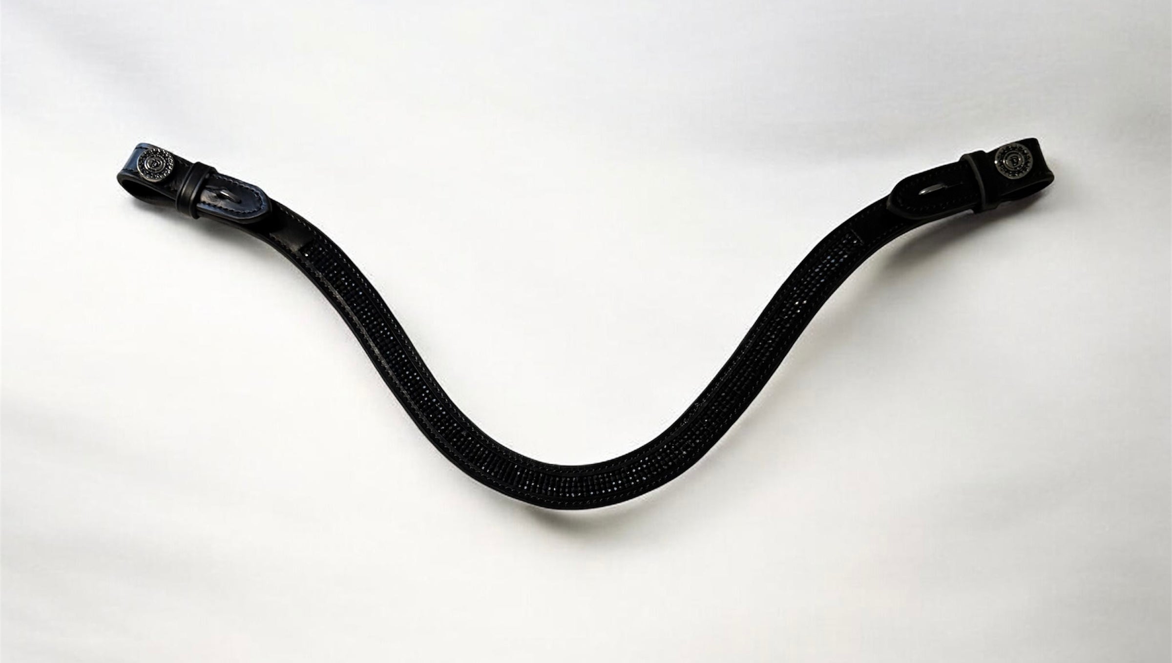 Black Bling interchangeable browband