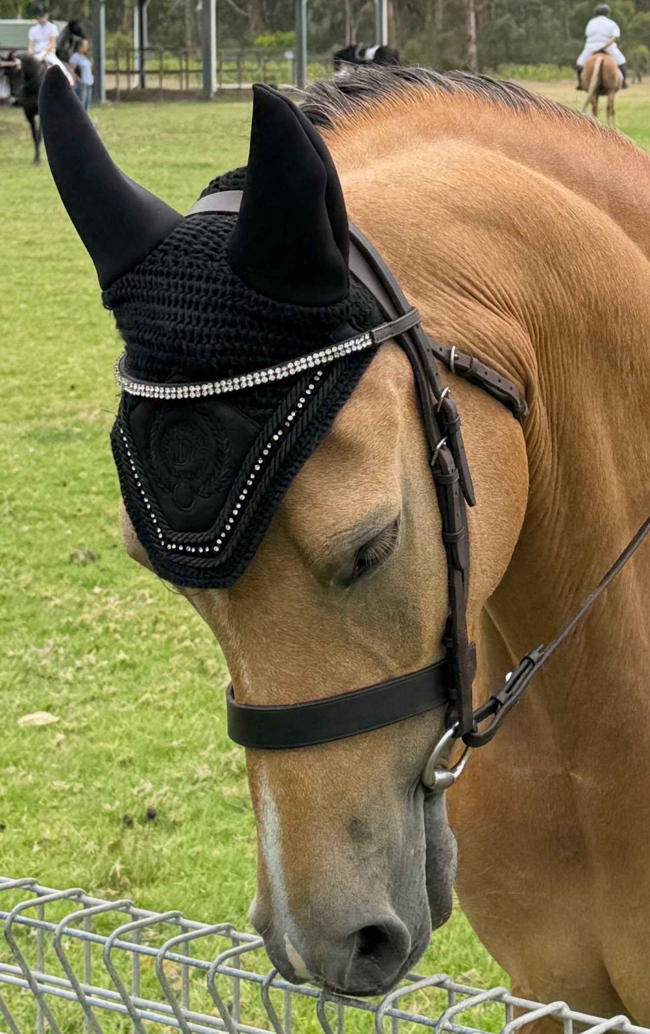 Sound Proof Bonnet | Embroidered logo & diamanté crystals