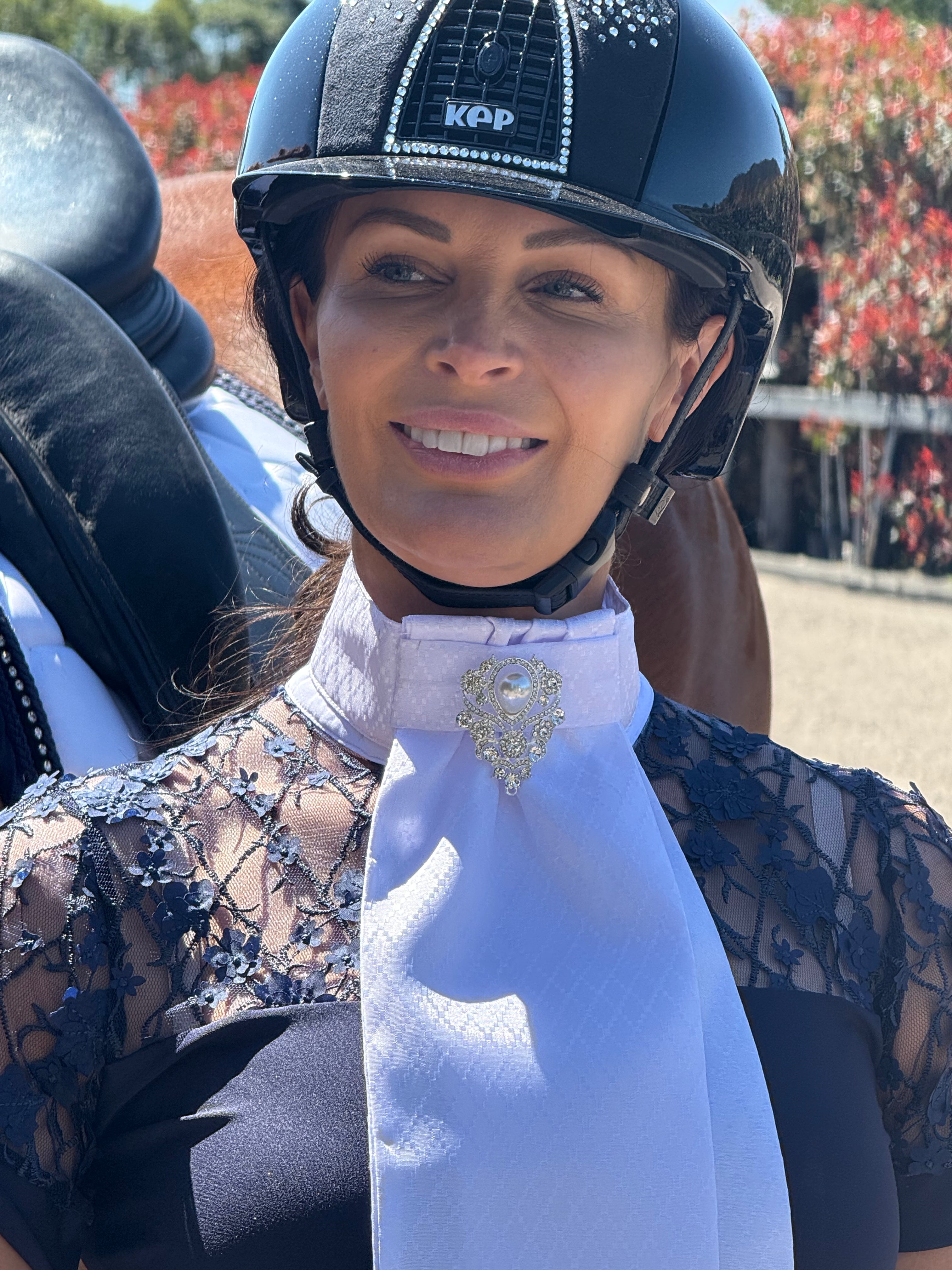 AUSTRALIAN MADE NAVY embroidered floral lace | THE Victoria