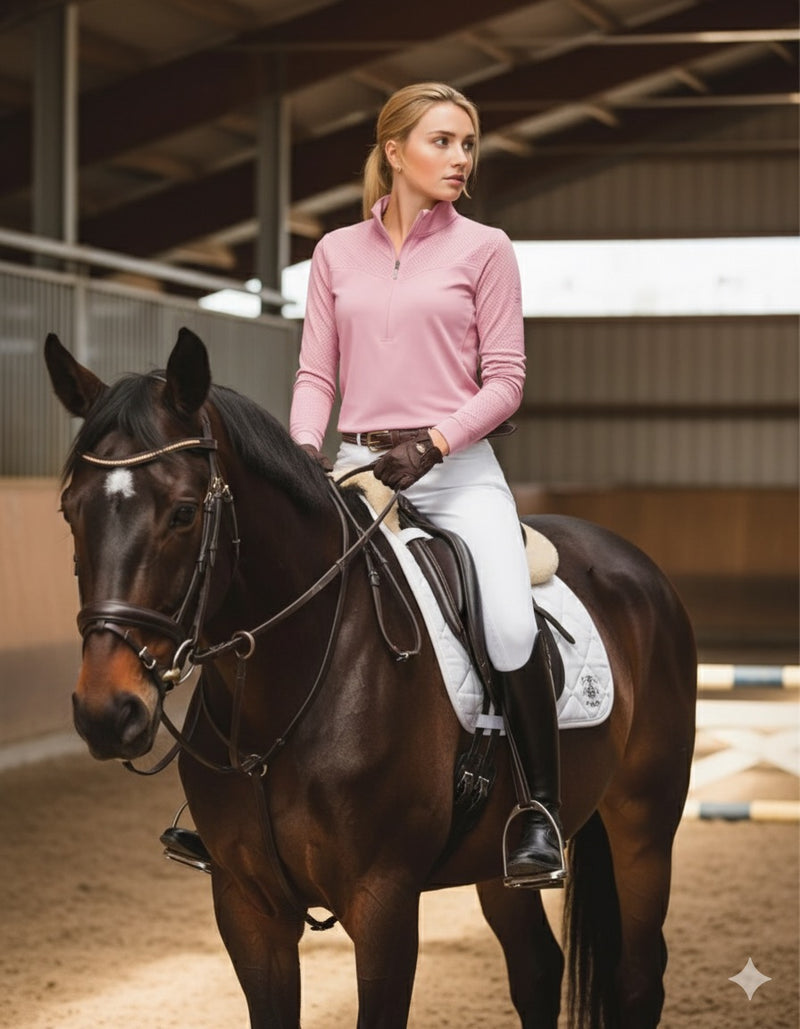 Summer base layer with perforated material