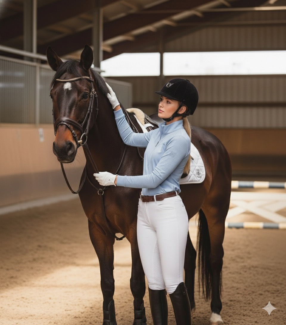 Summer base layer with perforated material