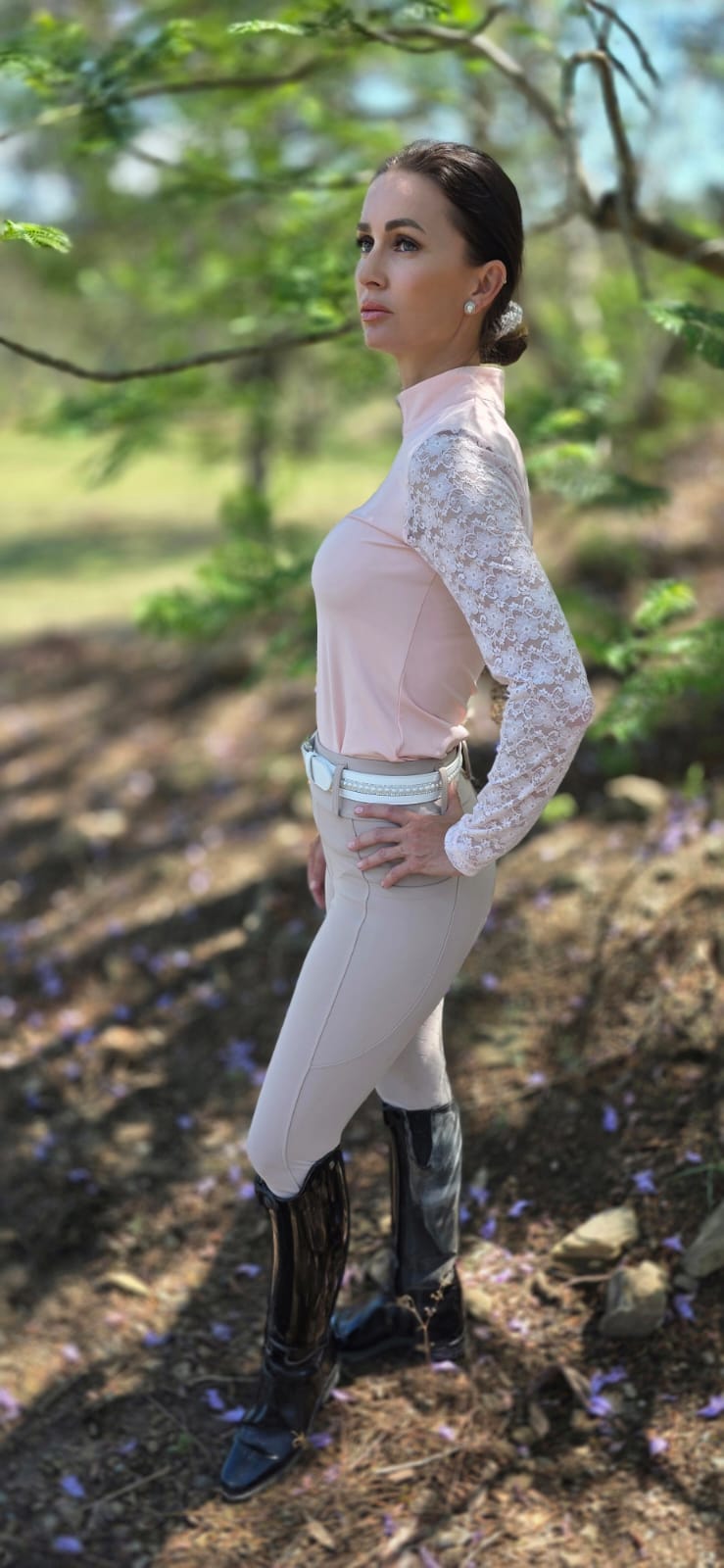 SHOW COMPETITION Tights The Kamila beige