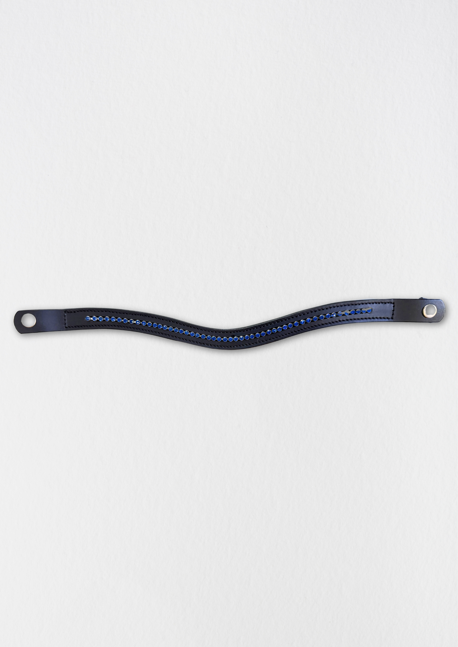 Blue Bling clip on  Browband