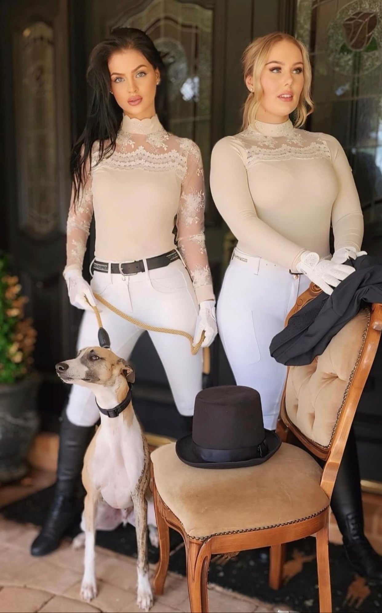 AUSTRALIAN MADE CREAM SHIRT WITH EMBROIDERED LACE INSERT | THE SINTRA