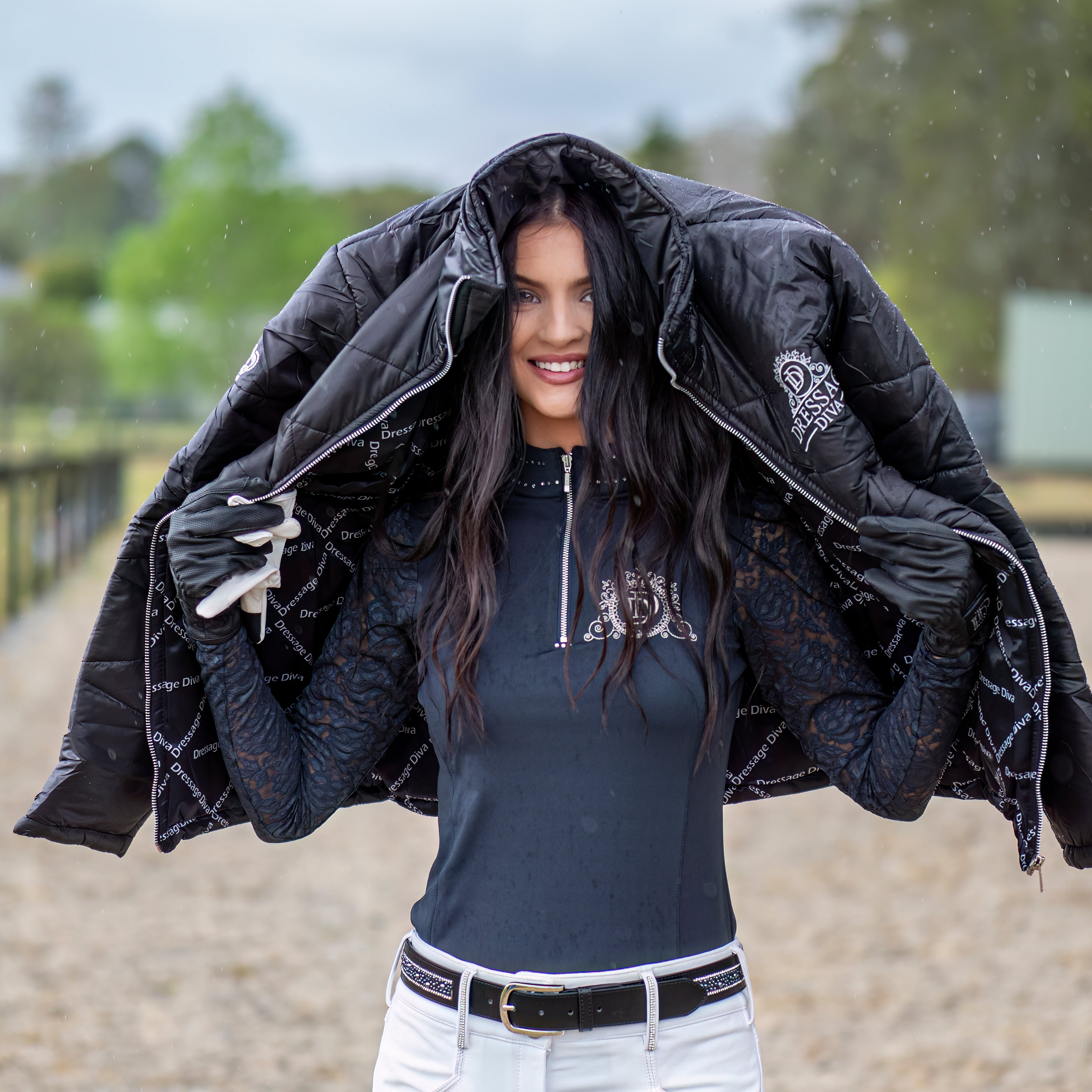 Black Long sleeve Autumn jacket