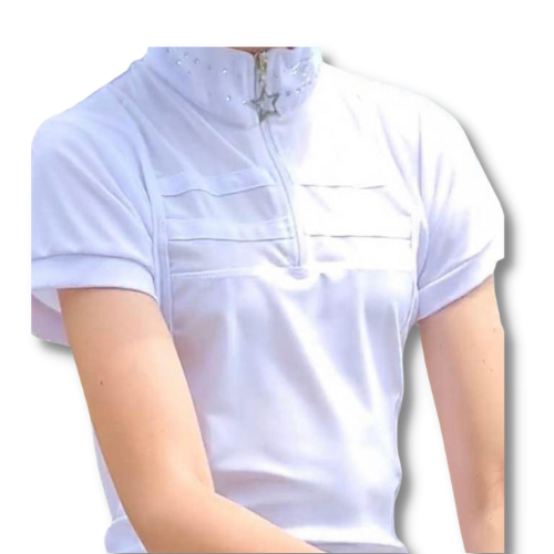 Dressage Show Shirt | Stud Detail Collar The Elouise shirt